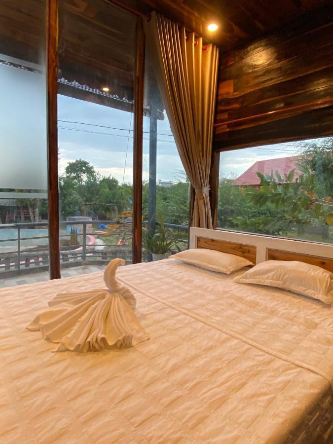 Rice Straw Green Lodge- Resort Quan Tom エクステリア 写真